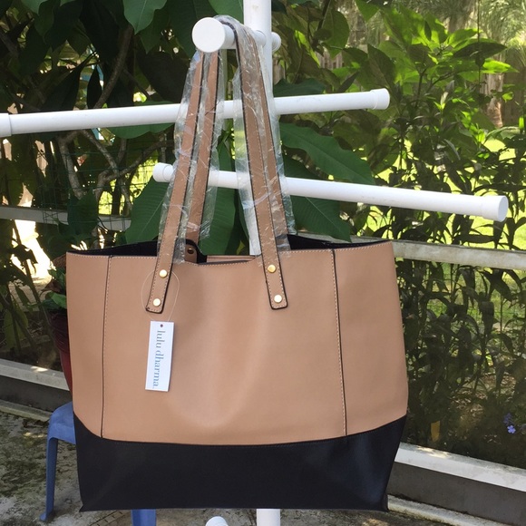 Lulu Dharma Handbags - Lulu Dharma Vegan Tote Bag